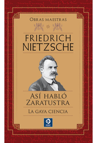 Friedrich Nietzsche Volumen I (obras Maestras), De Nietzsche, Friedrich. Editorial Edimat Libros, Tapa Dura En Español, 2022