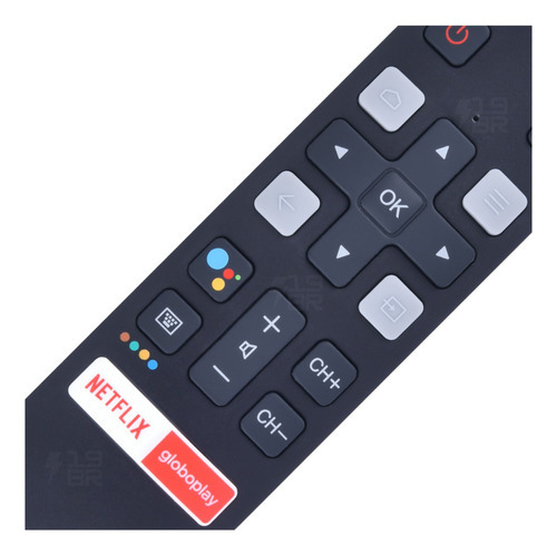Kit 10 Controle Tcl Smart 4k Netflix Globoplay Semp Rc802v