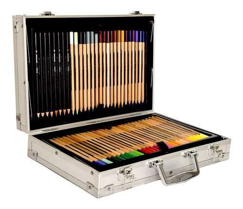 Set De Arte Dibujo 122 Piezas Daler Rowney Estuche Aluminio