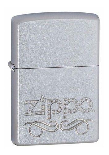 Encendedor Zippo Scroll    Plata