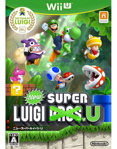 Jogo New Super Luigi Bros U Wii U (físico) Ntsc-us