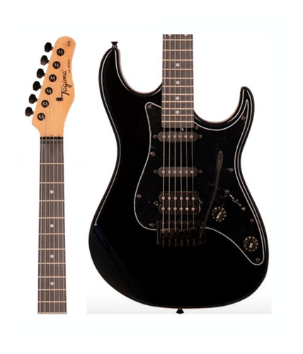 Guitarra Stratocaster Tagima Tg520 Black Preto Bk