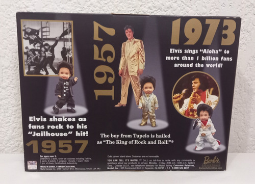 Barbie Collectibles Tommy Elvis 3 Figuras (Usado)