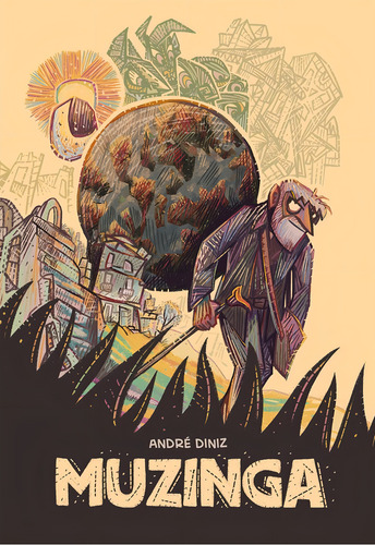 Muzinga - Graphic Novel Volume Único, De André Diniz. Editorial Comix Zone, Capa Dura Em Português, 2024