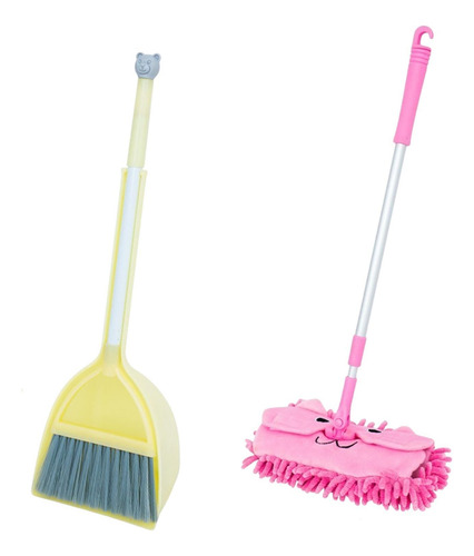 Little Housekeeping Helper Set De Escoba Escoba Amarilla