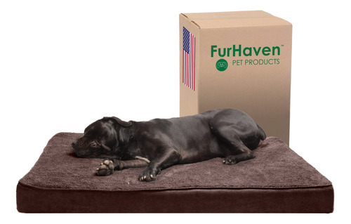 Furhaven Pet  Colchon Ortopedico De Espuma Tradicional Para