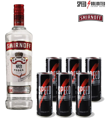 Combo Previa Con Amigos 1 Smirnoff + 6 Speeds