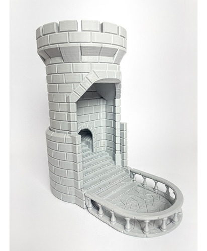 Torre De Rpg E Board Game - Rolador Manual E Automático