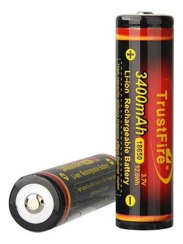 2 Pilas Trusfire 18650 3400 Mach En Armería Pcp Stuar