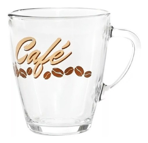 Set 4 Tazas Apolo Decoradas 345ml - Crisa
