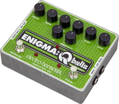 Pedal Electro Harmonix Enigma Q Balls Para Bajo Color Verde