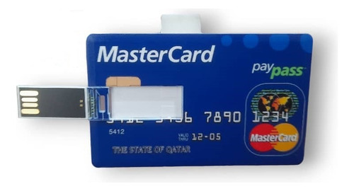 Pendrive 64gb Tarjeta Mastercard