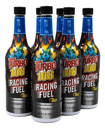 Kit 6 Elevadores De Octanaje Racing Fuel Turbo 108