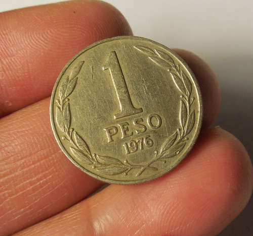 Moneda 1 Peso. Chile 1976.