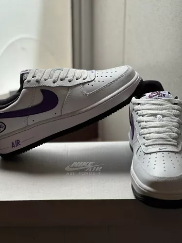 NIKE AIR FORCE 1 LOW HOOPS WHITE CANYON PURPLE