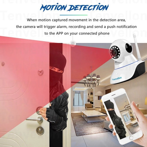 Imagen 7 de 10 de Video Baby Monitor Con Cámara Hd Noche Infrarrojo Visión Bid