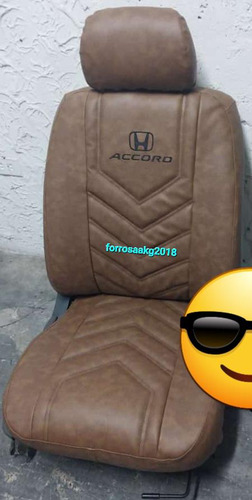 Forros De Asientos Semicuero Bipiel Acolchados Honda Accord