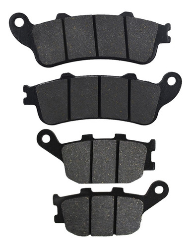 2 Pares De Pastillas De Freno Para Honda Nss250 A/ac Abs