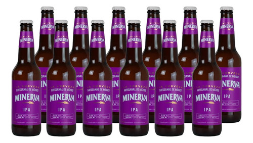 Pack De 12 Cerveza Minerva Ipa 355ml