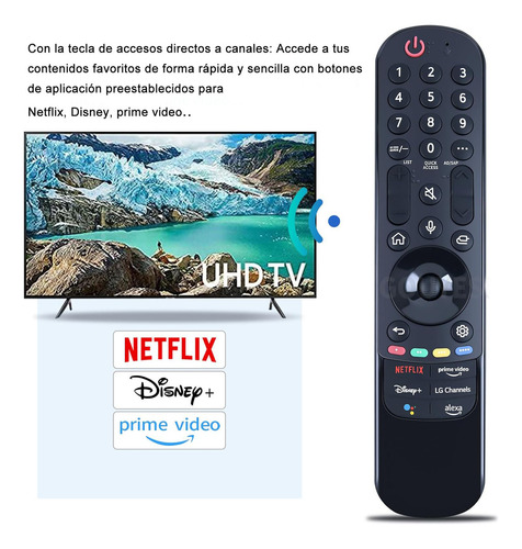 Control Remoto Para LG Magic Mr22ga Smart Tv Voz Puntero