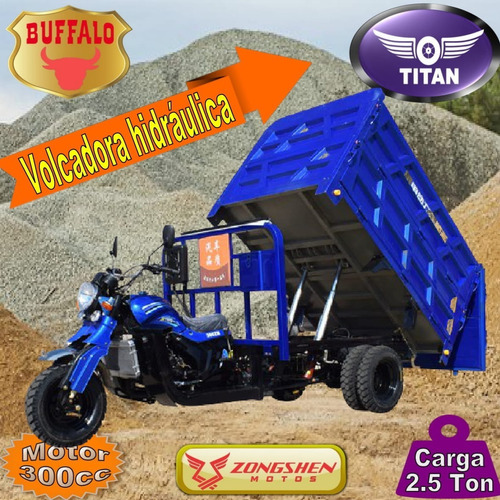 Triciclo Naftero Volcadora 2500kg Titan Buffalo 300cc 0km