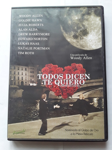 Woody Allen Todos Dicen Te Quiero- Dvd Original