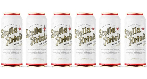 Cerveza Stella Artois Pack X 6 Latas X 473ml. Microcentro! 