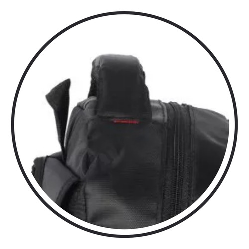 Mochila Laptop Polo King Preto Mn54121pk Desenho Do Tecido Liso