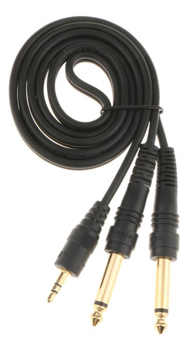 2 Unidades De Adaptador De 3,5 Mm Para Duplo De 6,5 Mm Macho