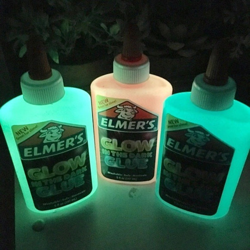 Pegamento Elmers Glow In The Dark Brilla En Oscuridad Slime