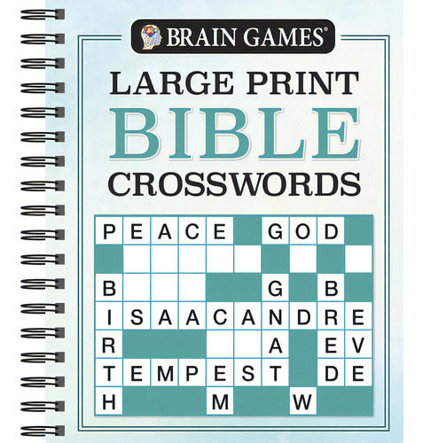 Brain Games - Large Print Bible Crosswords, De Publications International Ltd. Editorial Pubn Intl, Tapa Blanda En Inglés