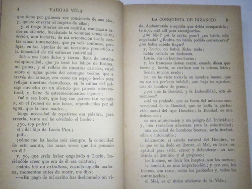 1910 Vargas Vila La Conquista Del Bizancio - En La Plata (Usado)