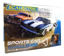 Comprar Set De Carreras De Autos Slot Mustang Vs Camaro A Escala