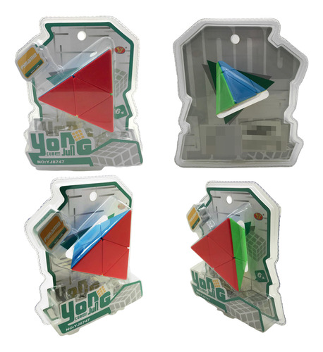 Cubo Mágico Tetraedro Piramide Triangular 4 Por Lado
