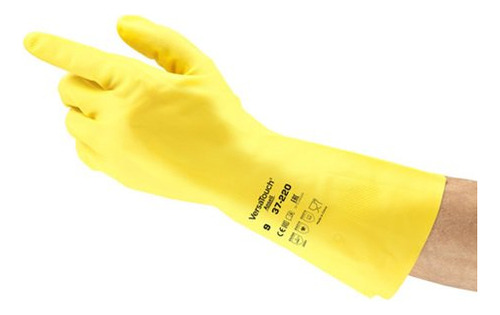 Guante Alphatec Nitrilo Amarillo T-8 13  8mil