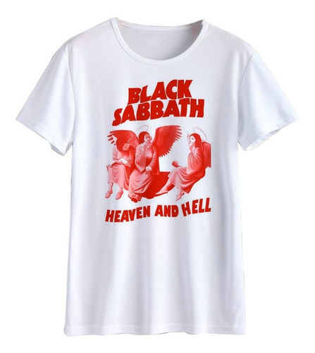 Black Sabbath Heaven And Hell Remera Spun Adulto/niño Unisex