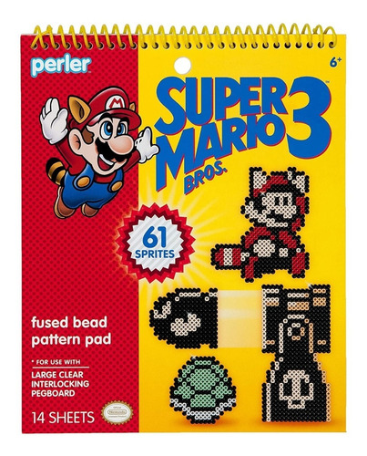 Libreta De Patrones Para Hama Beads Perler Super Mario Bros 