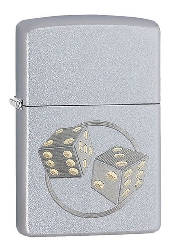  Encendedor Zippo Textura Dados Dice 29412 Dos Tonos