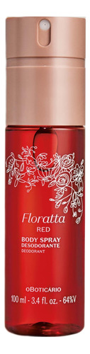 Body Splash Floratta Red 100ml O Boticário