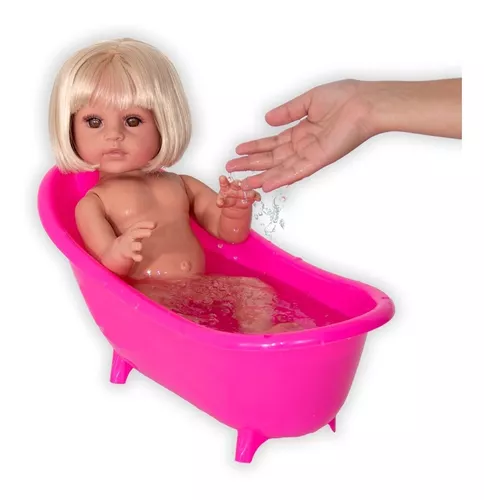 Boneca Baby Reborn Girafinha Enxoval Completo Silicone Lol