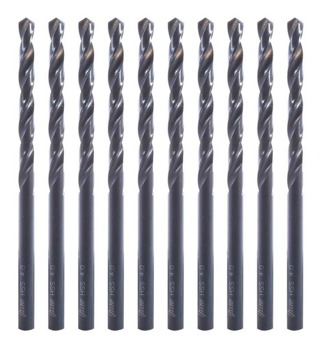 10 Brocas Hss Tmx 0.90mm