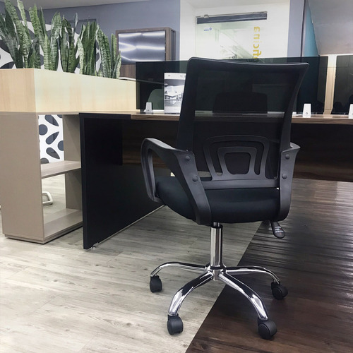 I Seating Silla De Escritorio Oficina Reclinable Levanto Cr Color Negro