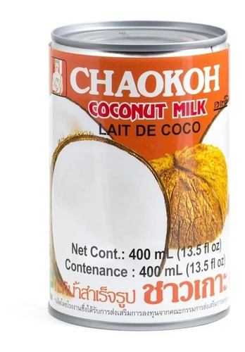 Leche De Coco Chaokoh 400 Ml Saludable Tailandia