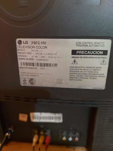 Television LG 29 Pulgadas Funcionando A Revisar Por Tecnico