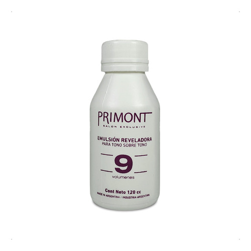 Primont Emulsion Reveladora Para Tono Sobre Tono 9 Vol 120cc