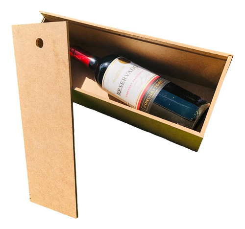 Cajas Madera Regalo 10 Pzs P/ Botella 34x12x12 Armable