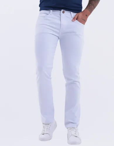 Calça Skinny Branca Masculina Jeans com Elastano Lycra — R$ 63,90 em Mercado Livre, 36% OFF
