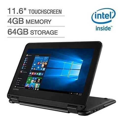 Laptop Lenovo 300e Flagship 11.6'' Celeron Quad-core N3450