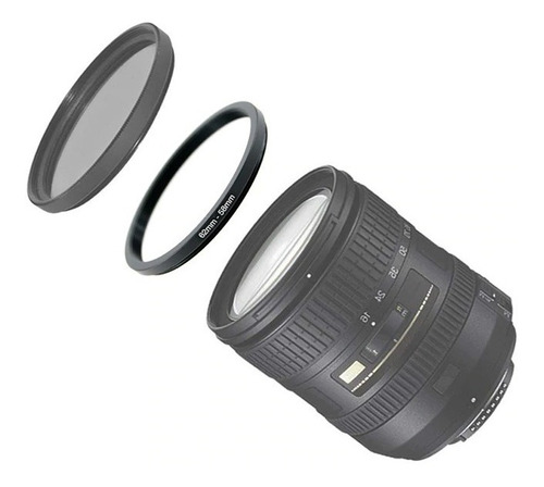 Imagen 3 de 8 de Set De Anillos Reductores Step Down 77mm A 49mm