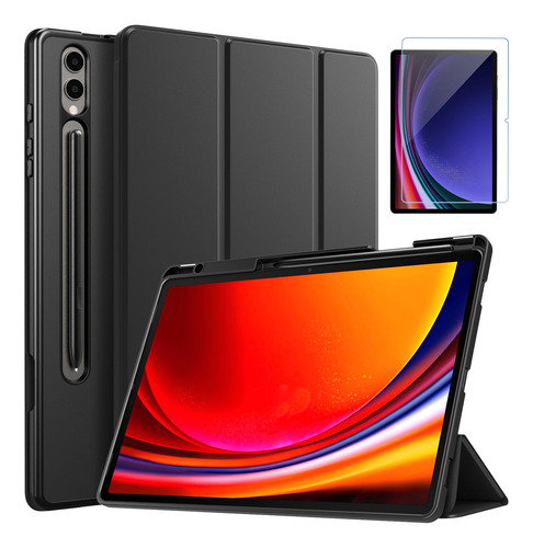 Funda Case Para Galaxy Tab S9 Plus X810 X816 + Mica Glass